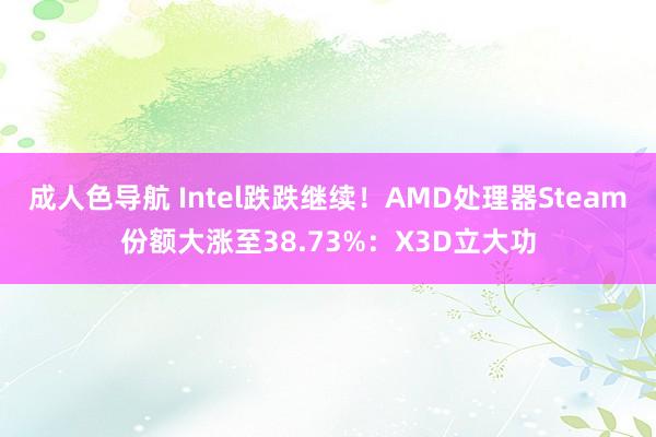 成人色导航 Intel跌跌继续！AMD处理器Steam份额大涨至38.73%：X3D立大功