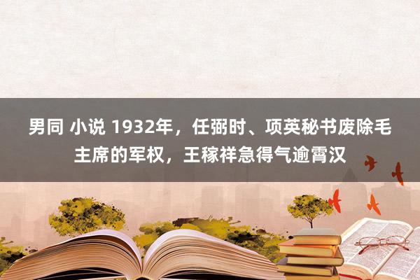 男同 小说 1932年，任弼时、项英秘书废除毛主席的军权，王稼祥急得气逾霄汉