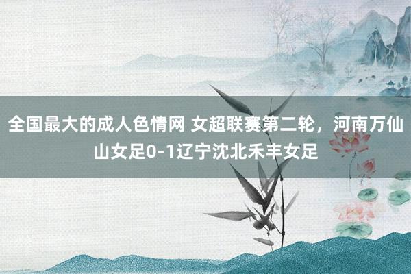全国最大的成人色情网 女超联赛第二轮，河南万仙山女足0-1辽宁沈北禾丰女足