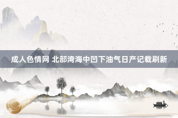 成人色情网 北部湾海中凹下油气日产记载刷新
