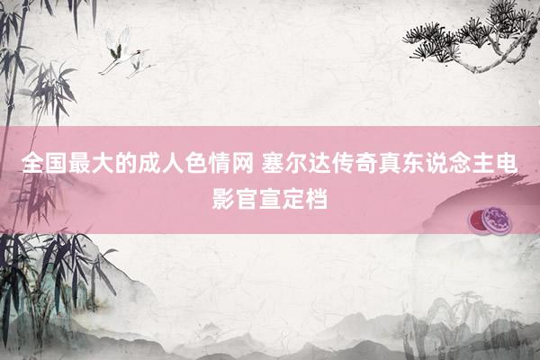 全国最大的成人色情网 塞尔达传奇真东说念主电影官宣定档