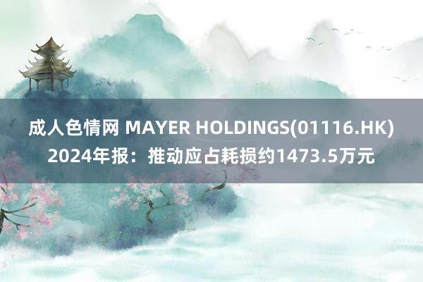 成人色情网 MAYER HOLDINGS(01116.HK)2024年报：推动应占耗损约1473.5万元
