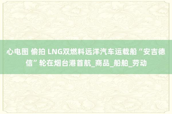 心电图 偷拍 LNG双燃料远洋汽车运载船“安吉德信”轮在烟台港首航_商品_船舶_劳动